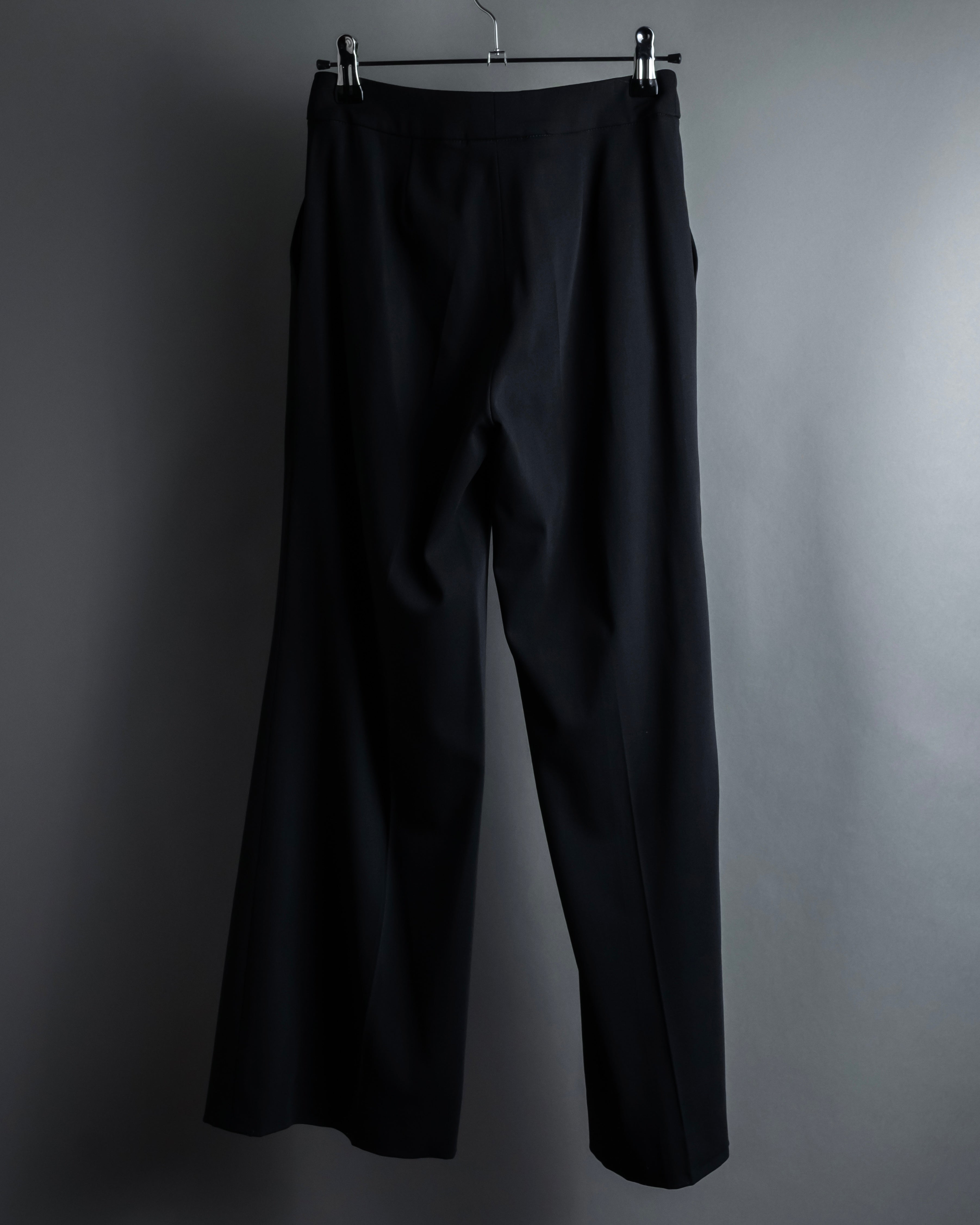 "Christian Dior Boutique Paris" Beautiful waistline wide silhouette Slacks