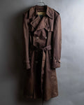 "CHRISTIAN DIOR MONSIEUR"
Dark brown oversized trench coat