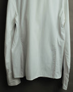 "Hermès" 70's-80's Elegant scarf collar shirt