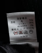 “Christian Dior” 90’s pinstriped four-button long tailored jacket