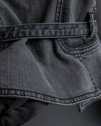 "STELLA McCARTNEY" Multi detail belted denim jacket