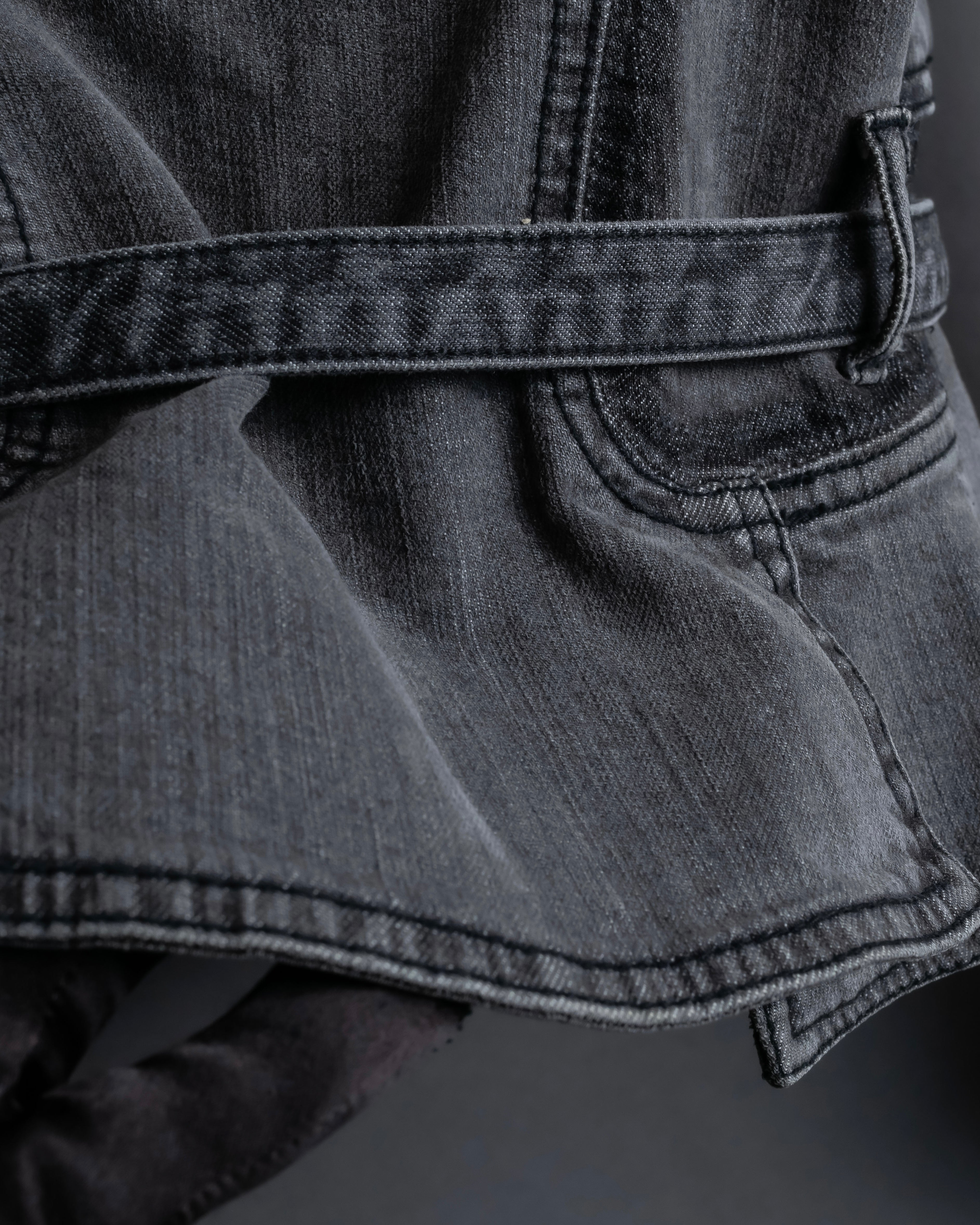 "STELLA McCARTNEY" Multi detail belted denim jacket