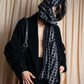 "HERMES" H pattern monotone color long stole