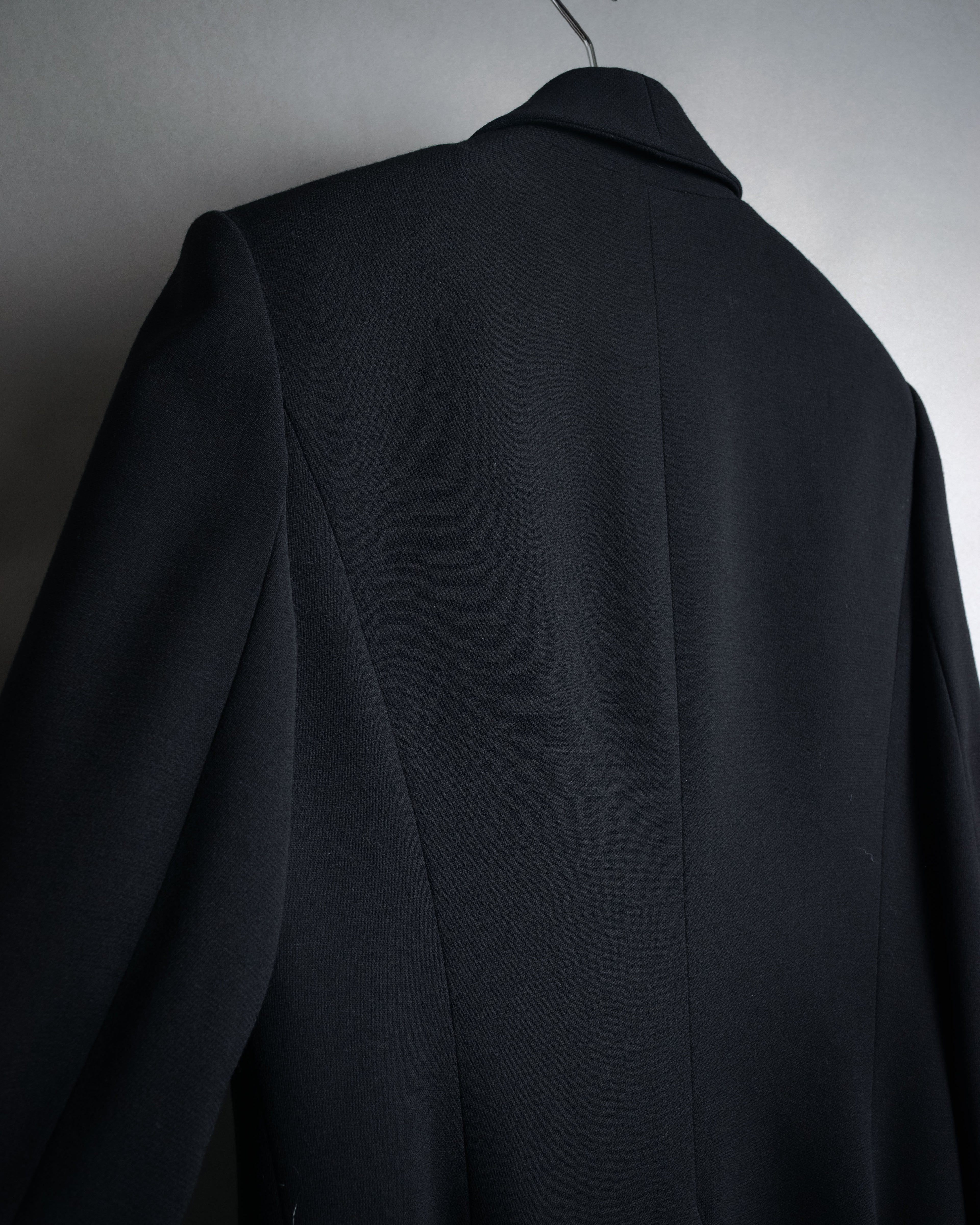 -SPECIAL- “HERMÈS” 90’s Shawl collar asimmetry jacket