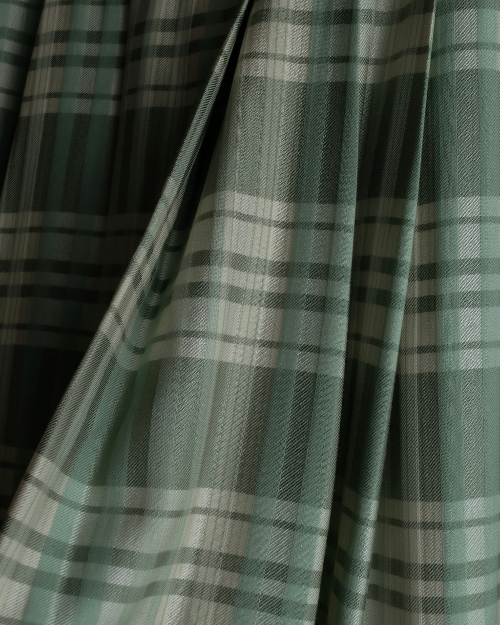 "BURBERRYS" Mint green check pattern skirt type set up