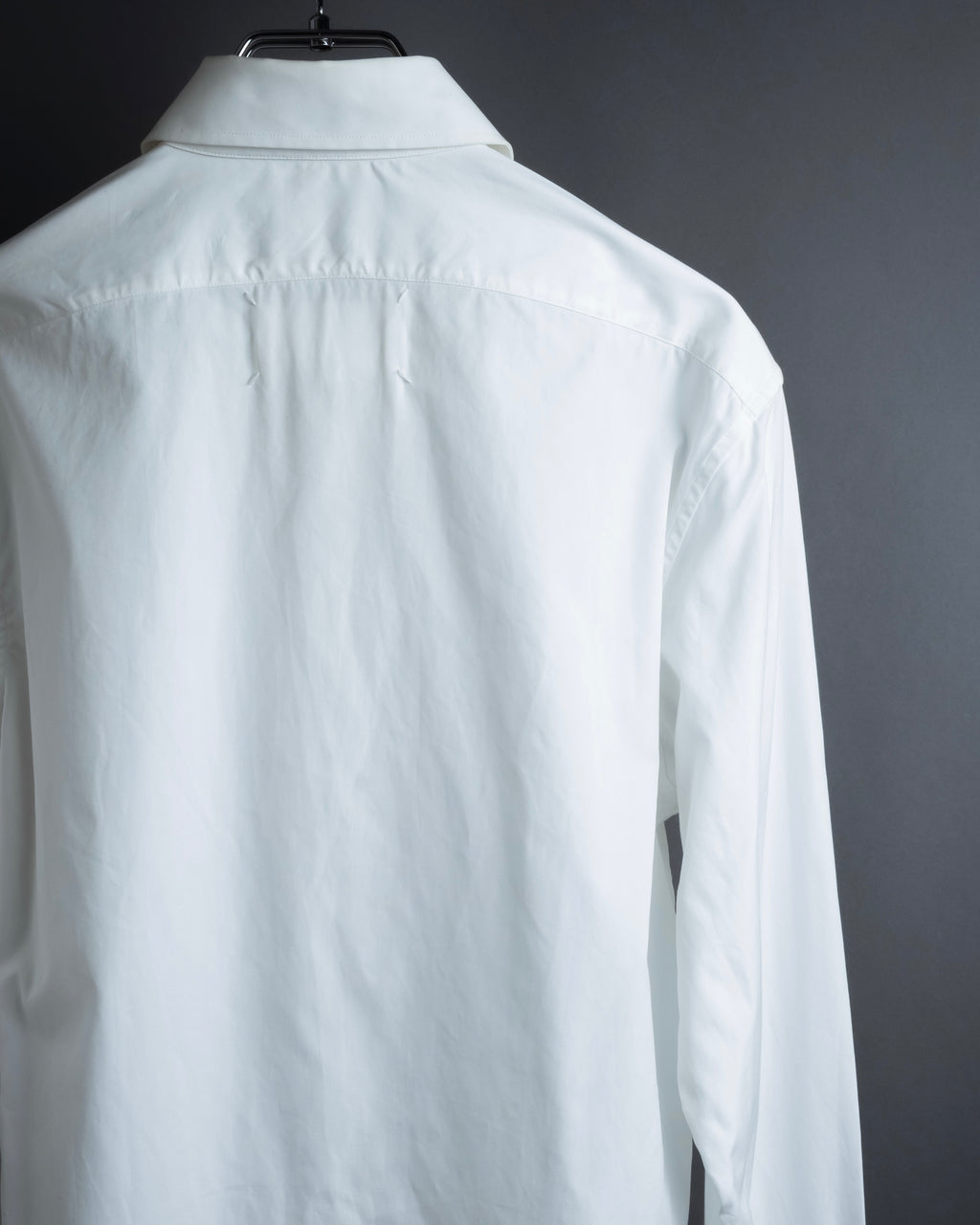 "MAISON MARGIELA" 20AW Long cuff design cotton white shirt