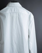 "MAISON MARGIELA" 20AW Long cuff design cotton white shirt