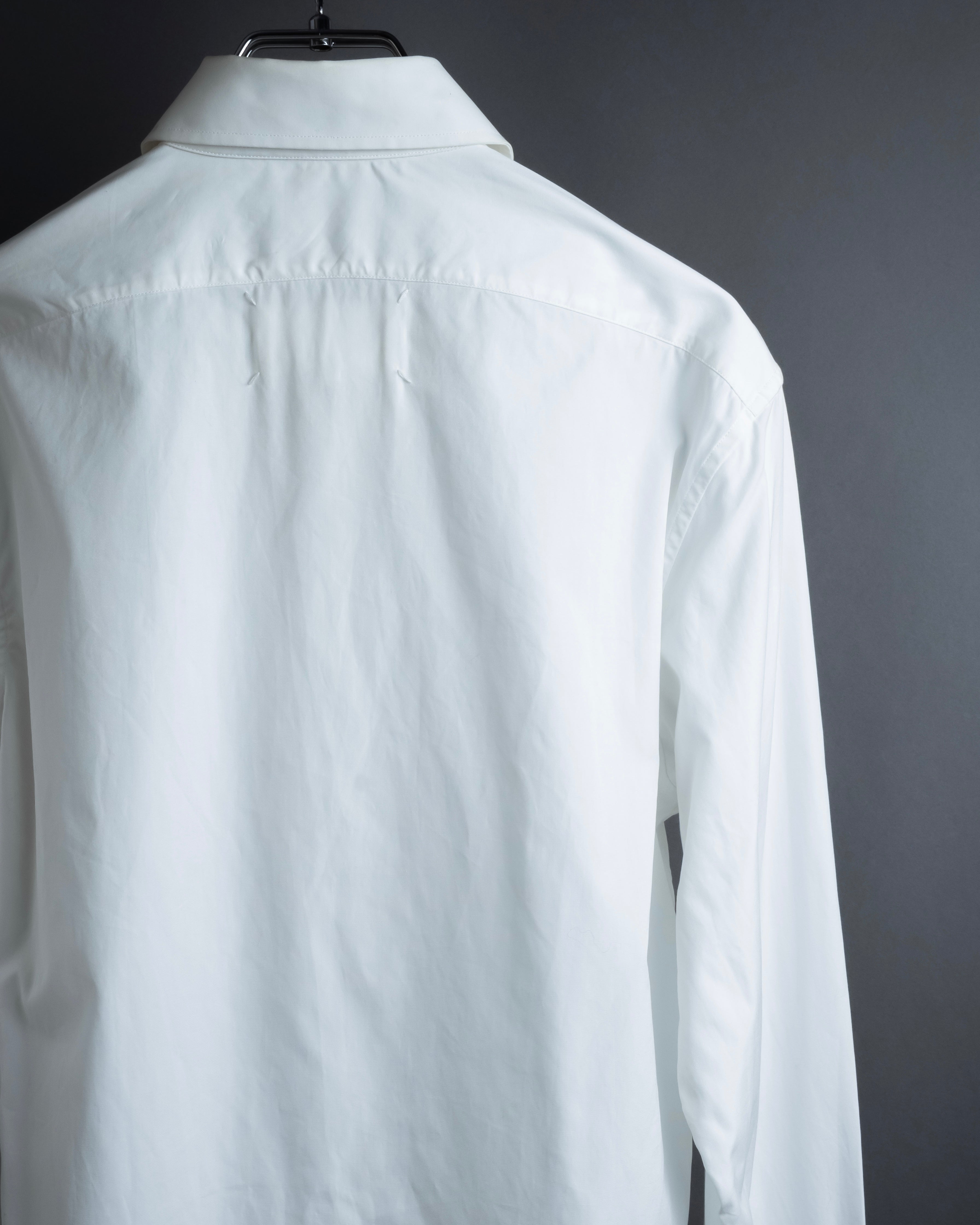 "MAISON MARGIELA" 20AW Long cuff design cotton white shirt
