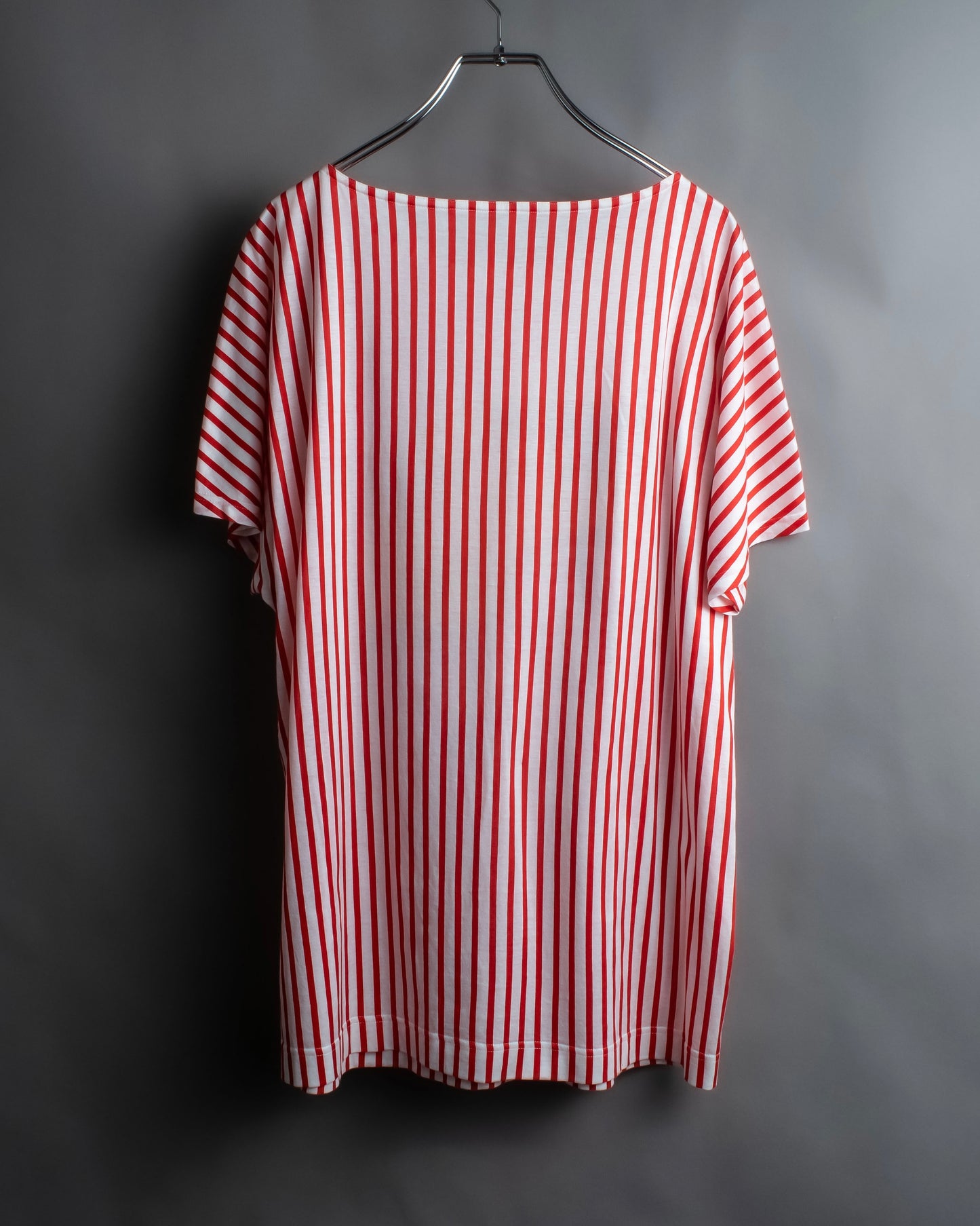 "Christian Dior" Stripe pattern front print tunic