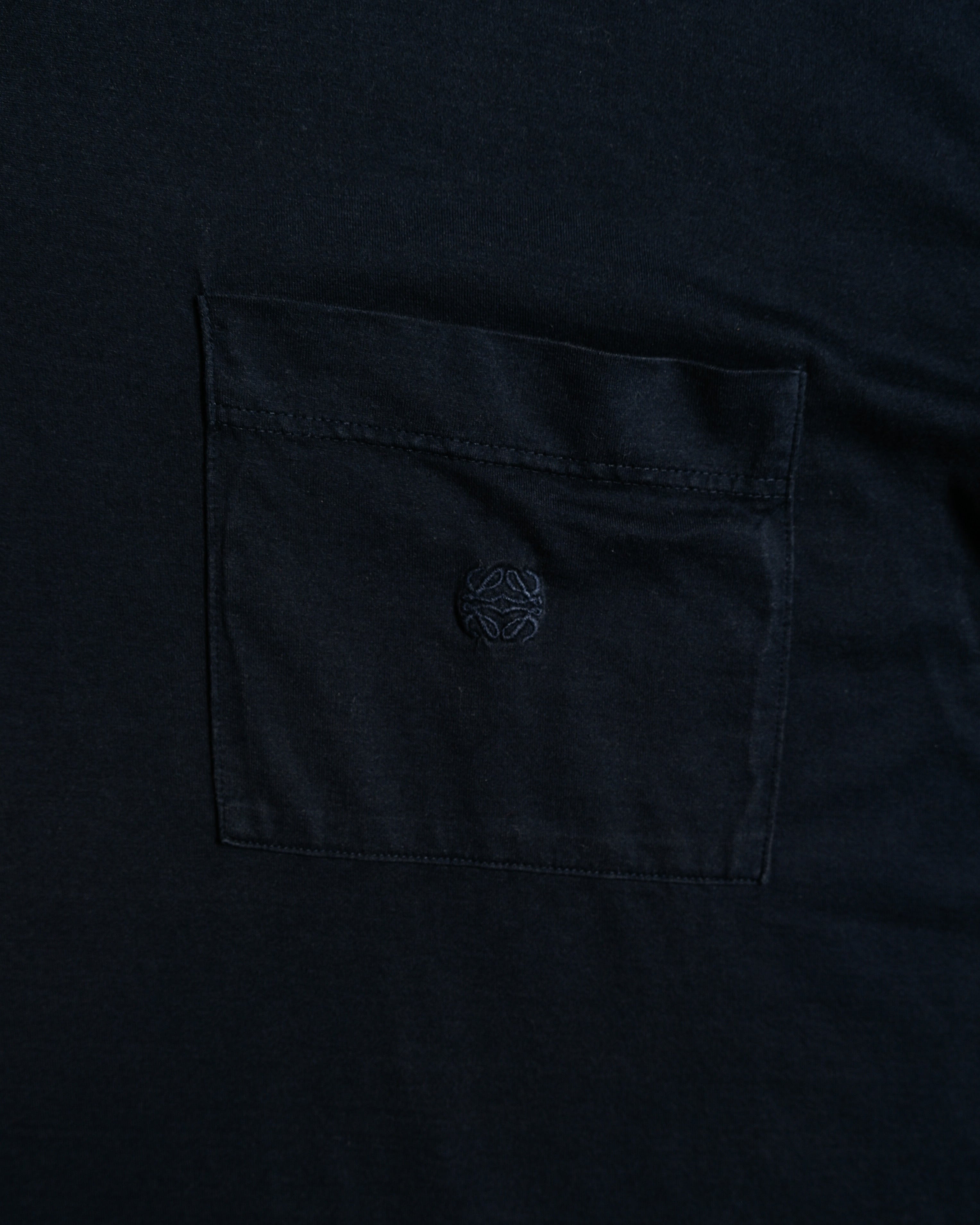LOEWE/ Anagram Embroidered Short Sleeves Polo Shirt