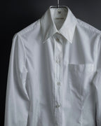 "HERMES" High-quality fine count cotton dress shirt
