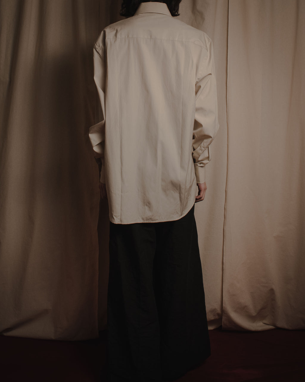 "Yves Saint Laurent" Late 90’s-early 00’s cotton broadcloth dress shirt