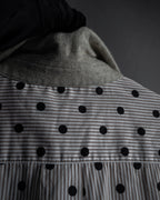 “COMME des GARÇONS HOMME DEUX” 17AW Polka dot stripe shirt