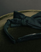 “GUCCI” 10’s Micro jacquard pre tied bow tie