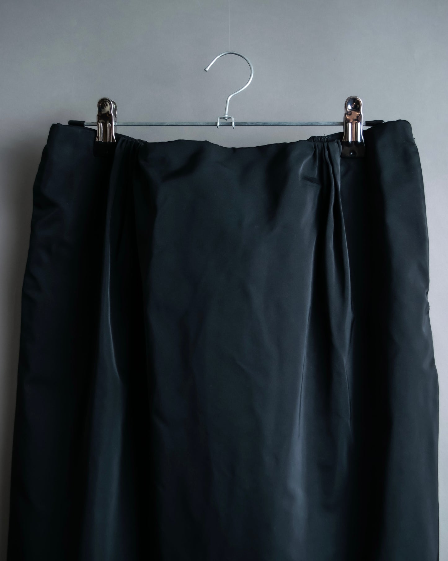 “JIL SANDER” Silk blended tight silhouette skirt