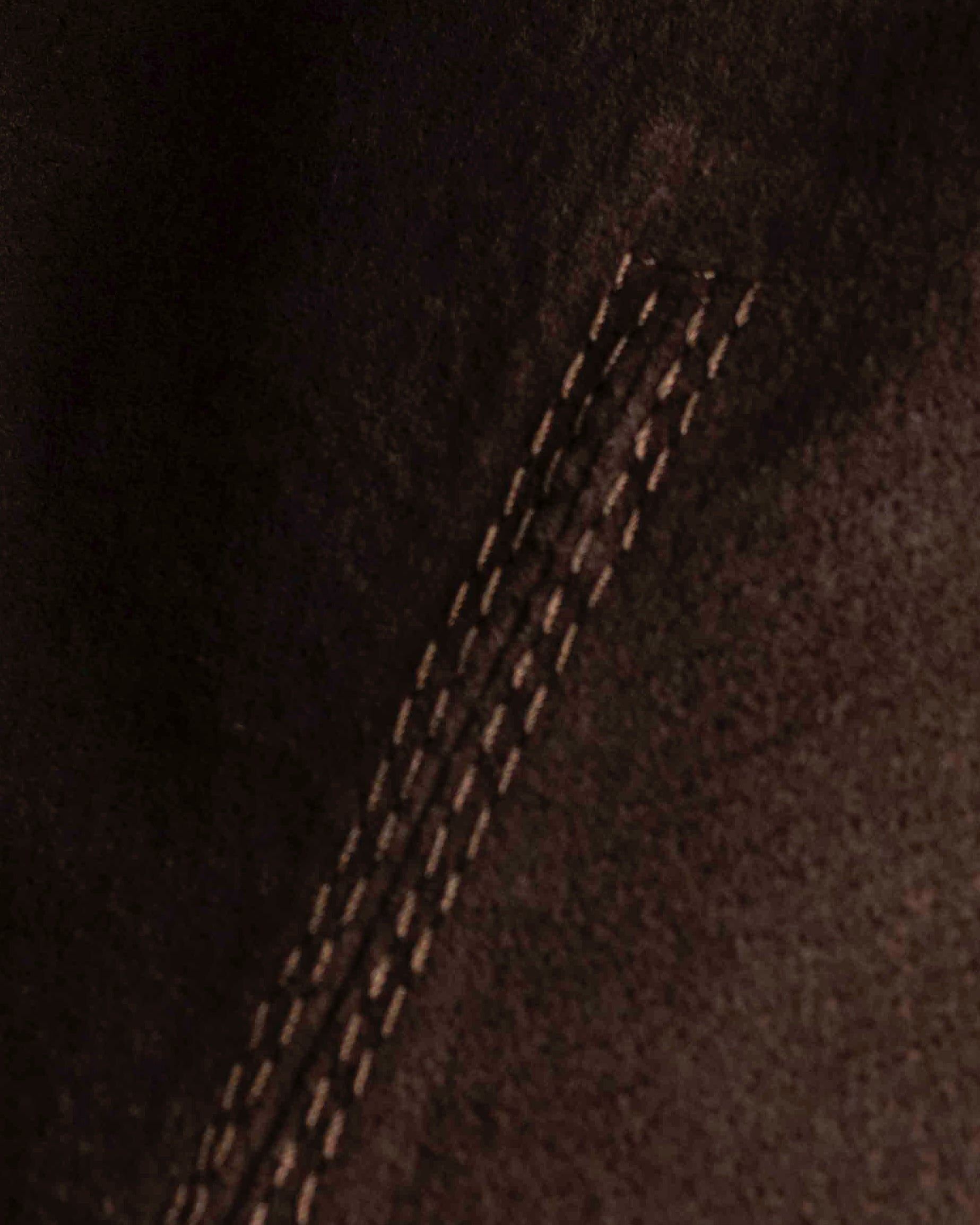 "CELINE" Horse tack motif metal fittings design suede vest