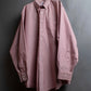 "BROOKS BROTHERS" Ultra thin stripe button down colour oversized shirt