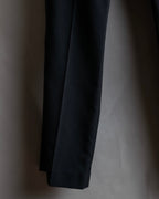 "sacai" Satin line design tapered slacks