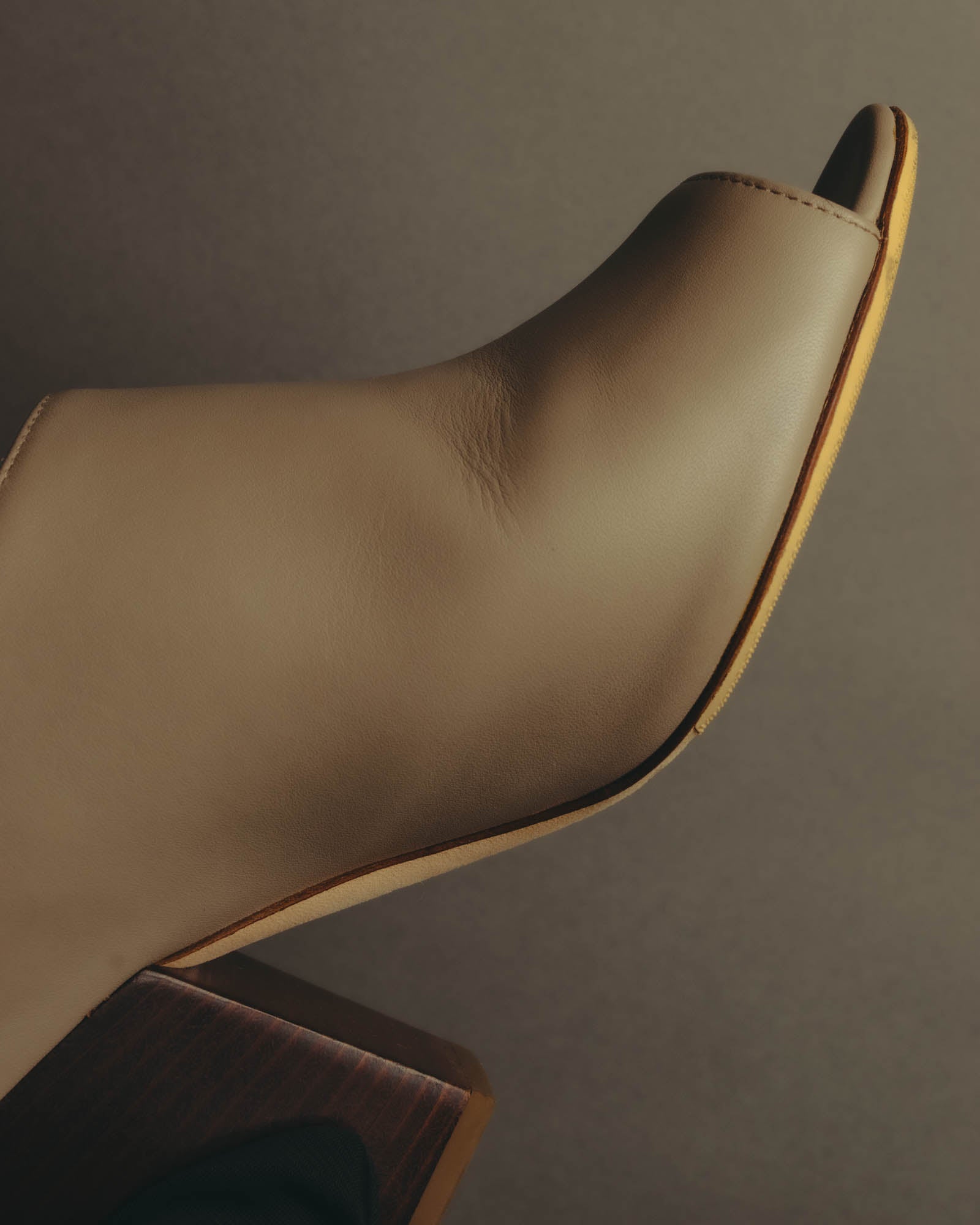 "Sergio Rossi" 10's Minimal leather mule sandals