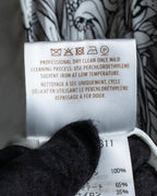 "GUCCI" Monotone floral print wrap dress