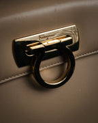 “Salvatore Ferragamo” 1990’s-00’s Gancini top handle bag