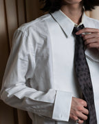 "GIVENCHY" Bosom panel design white shirt