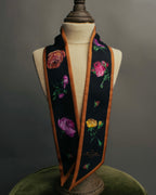 "PRADA" 2020's Floral silk skinny scarf