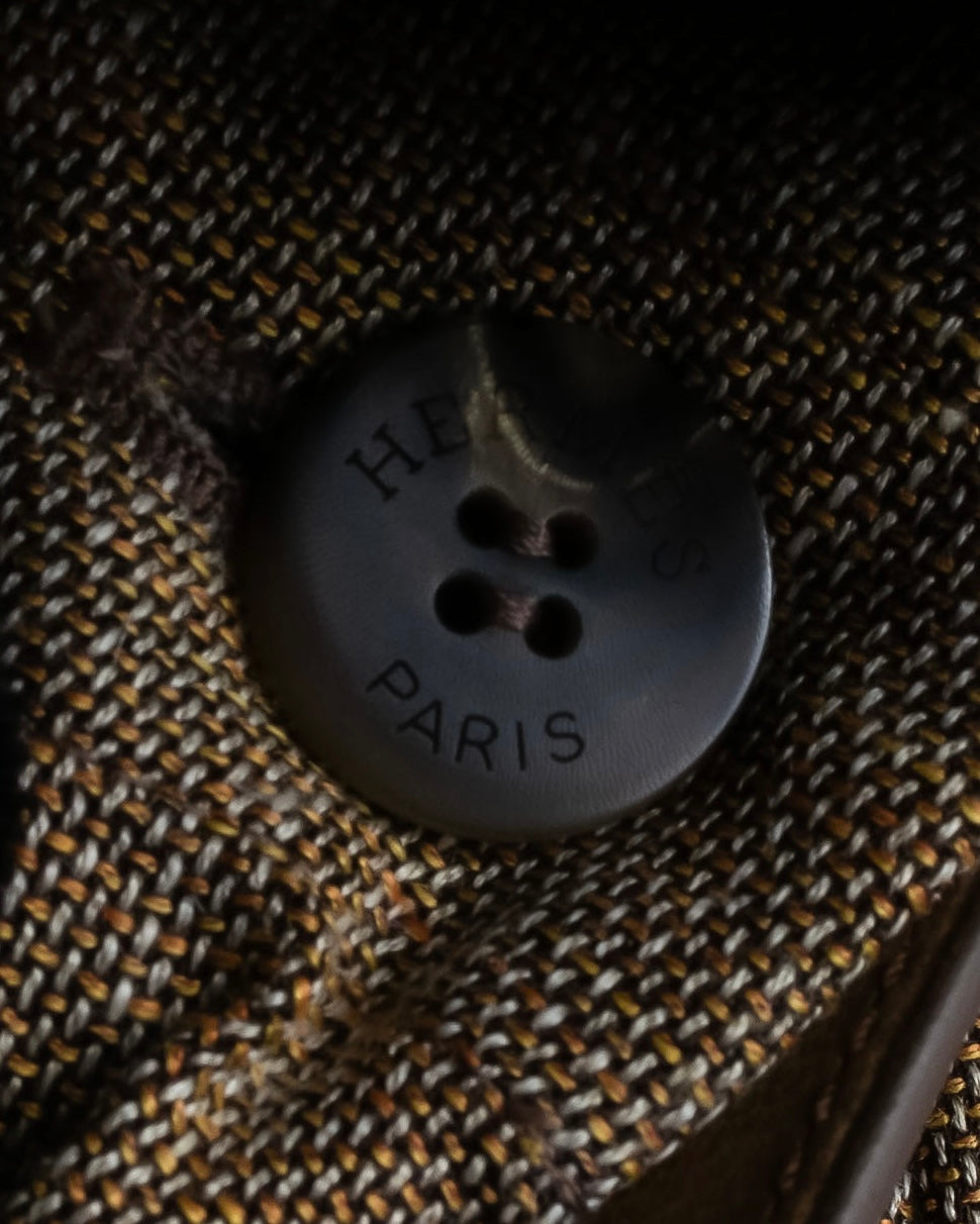 "HERMES" Gaultier period fringe design wrap skirt