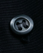 "HUGO BOSS" Striped fabric super oversized black shirt