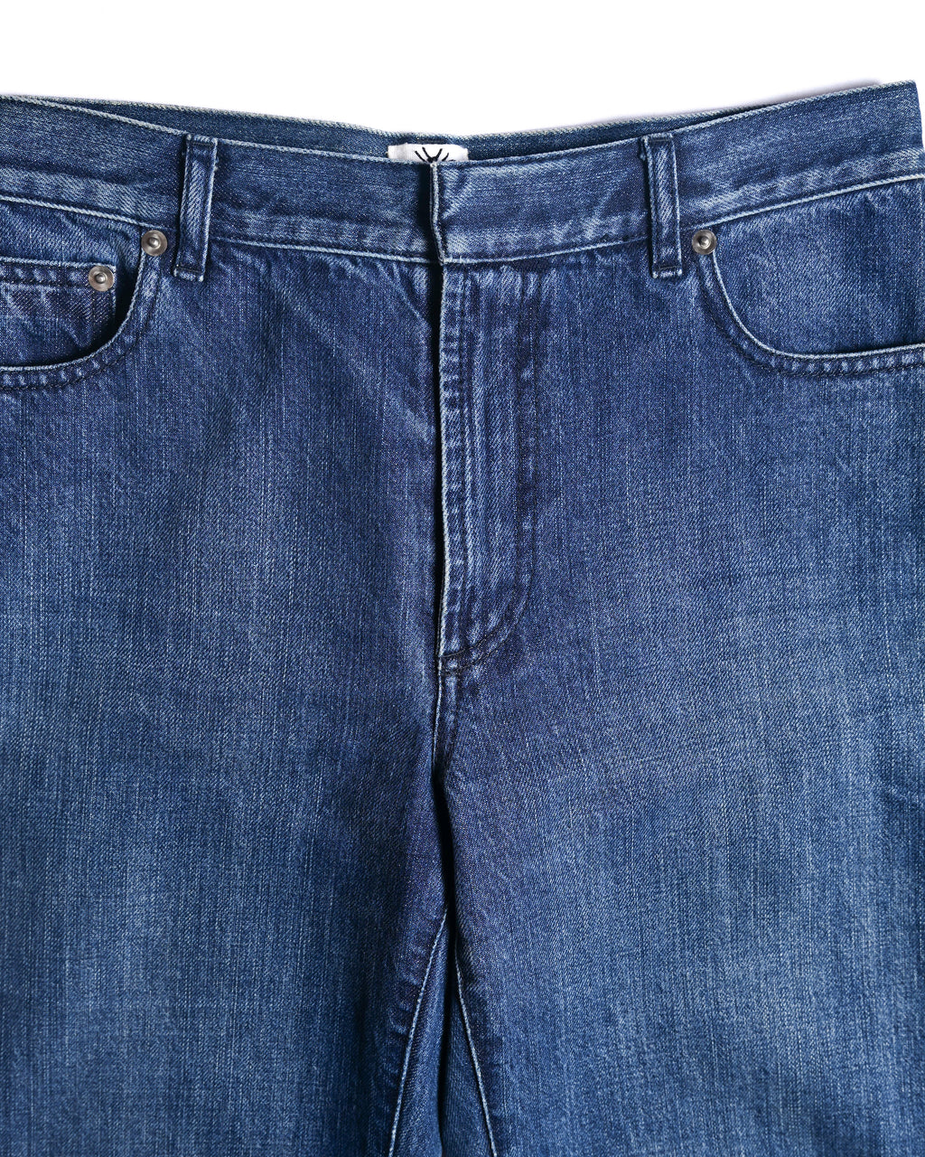 Christian Dior/ Cut Out Hem Straight Silhouette Denim