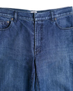 Christian Dior/ Cut Out Hem Straight Silhouette Denim