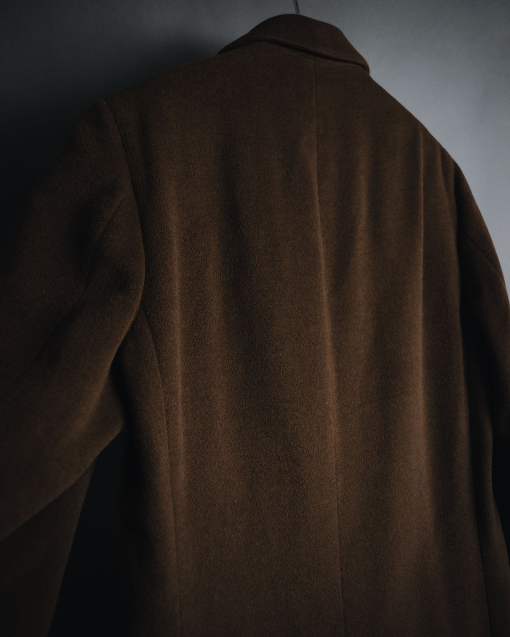 –SPECIAL– "LOEWE" 90’s cashgora blend tailored overcoat