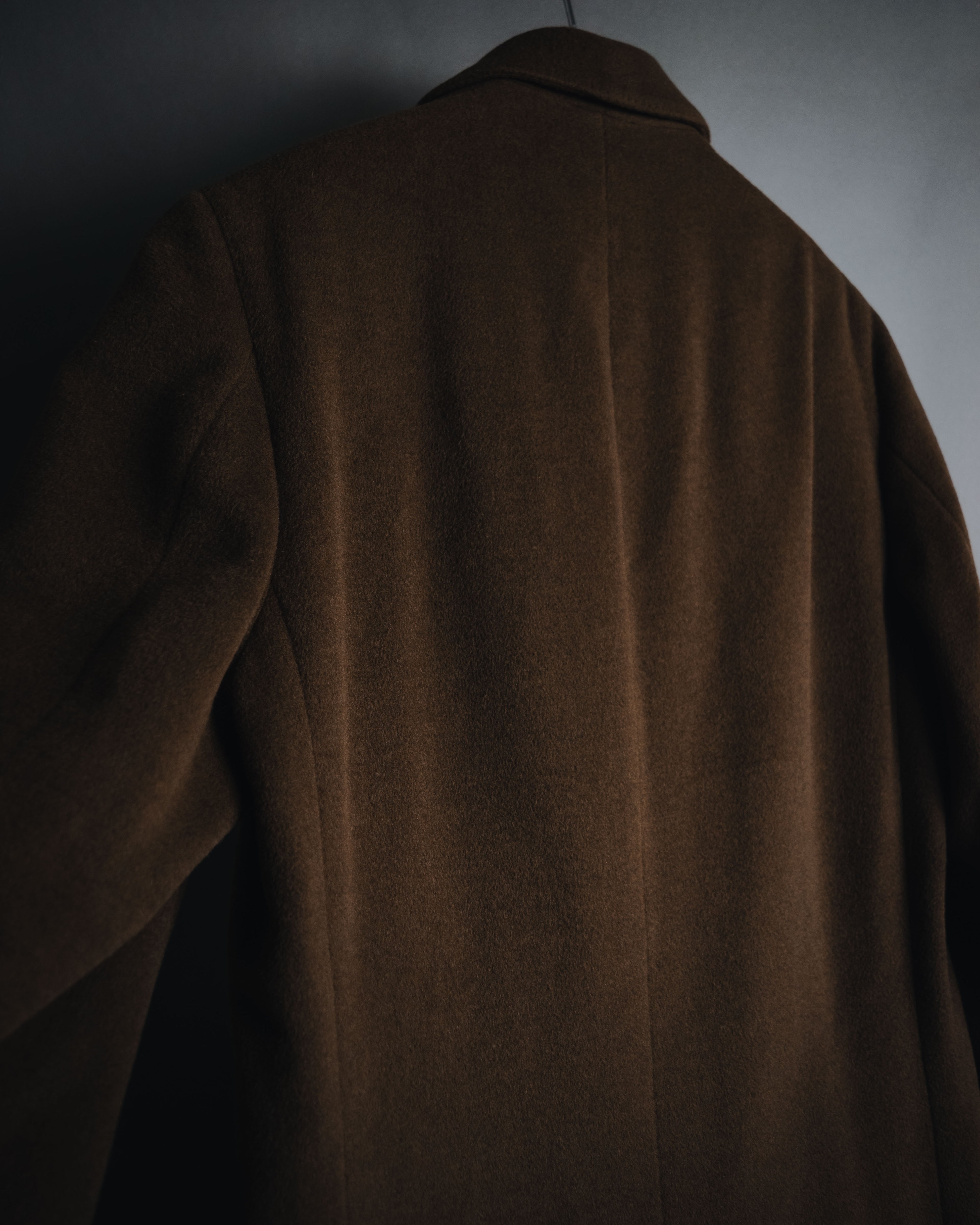 –SPECIAL– "LOEWE" 90’s cashgora blend tailored overcoat