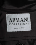 "ARMANI COLLEZIONI" Classic Italian tailoring stripe pattern set up