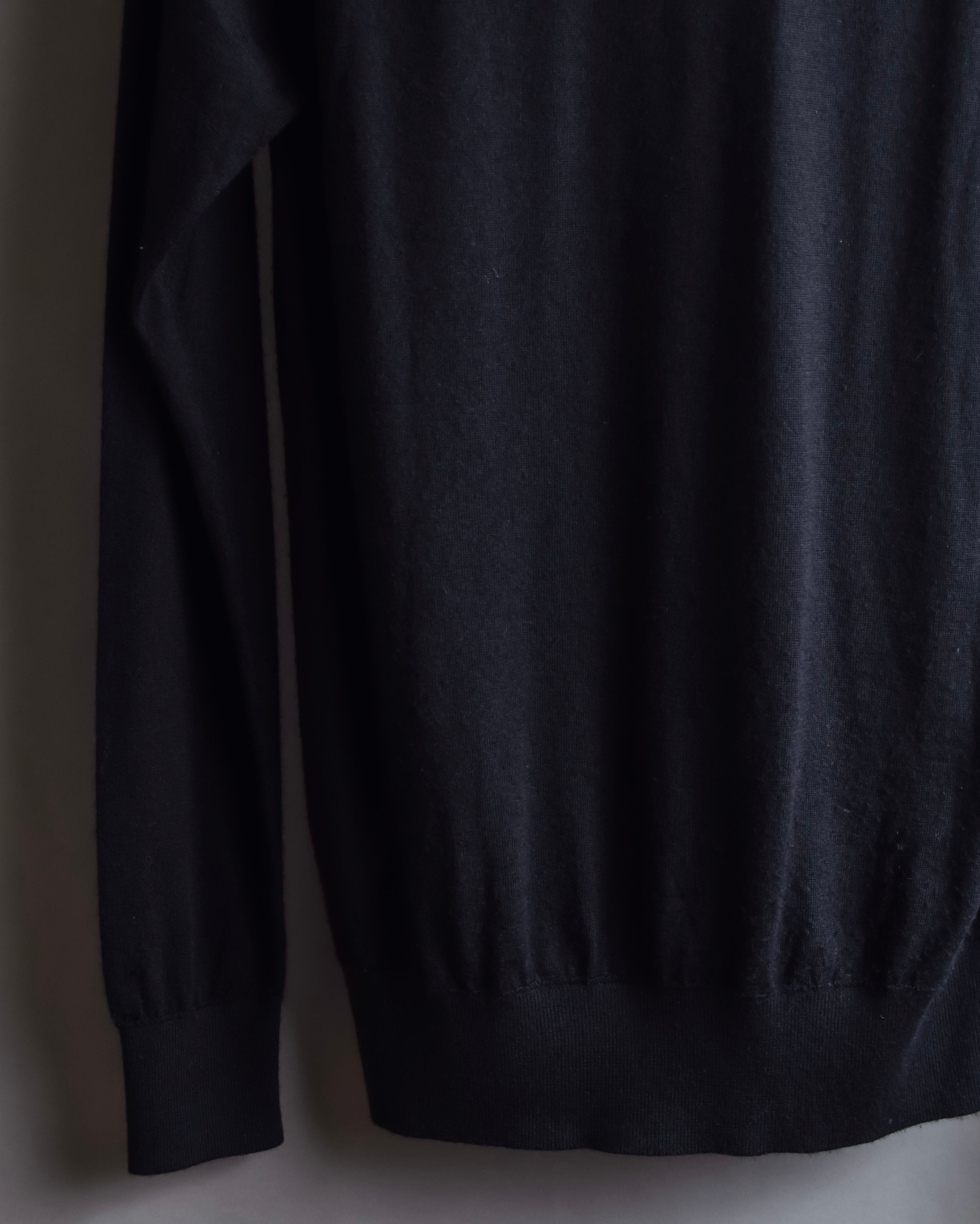 "HERMES" Cashmere silk blend V-neck knit
