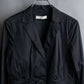 "PRADA" gathered detail cotton tailored jacket