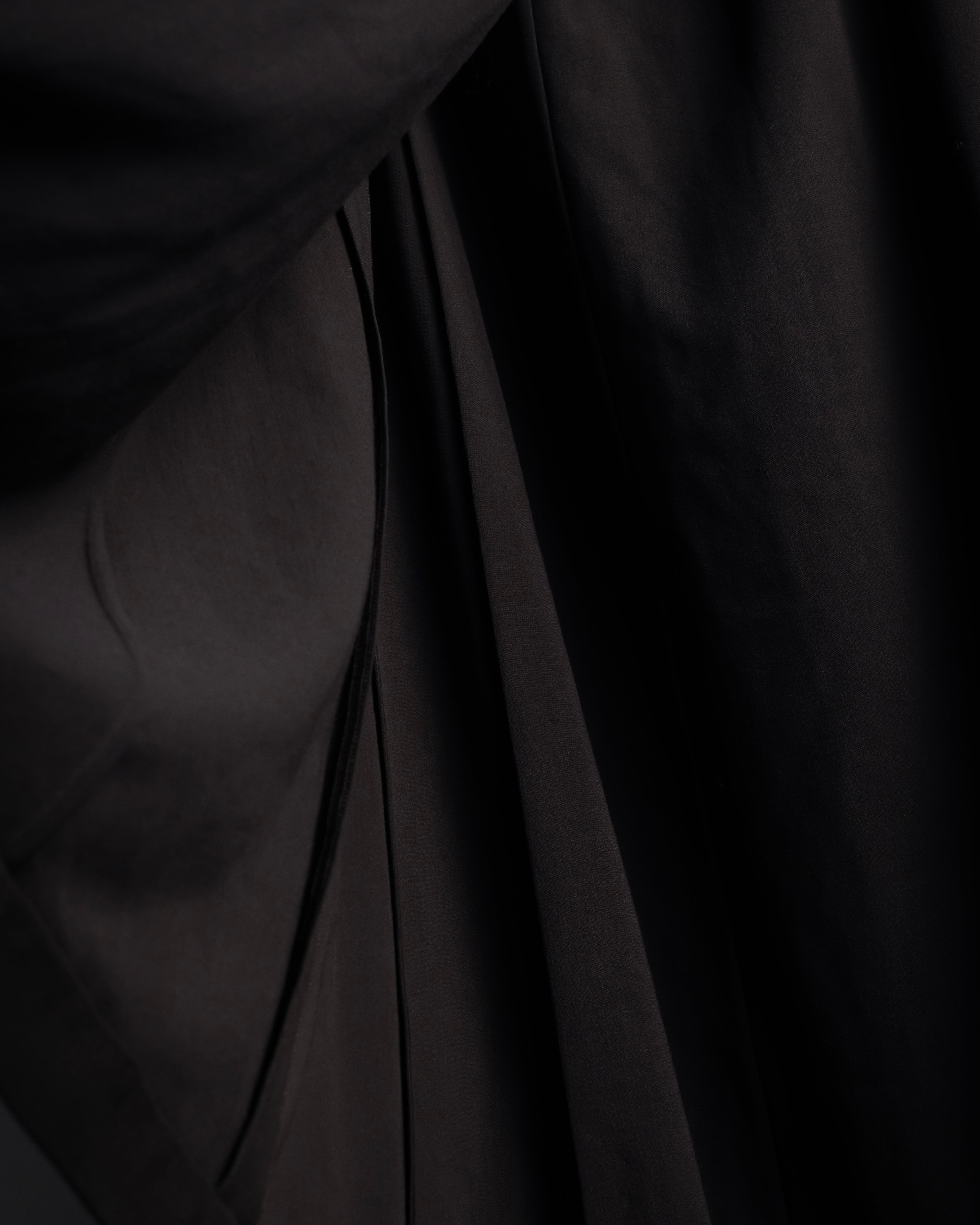 "HERMES" 90's Gold parts design derived from horse tack flared skirt