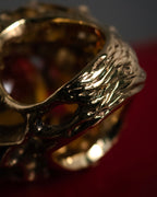 “Baccarat” 00’s Médicis crystal cabochon vermeil ring