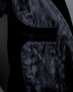 "LOUIS VUITTON" Geometric pattern velvet tailored jacket