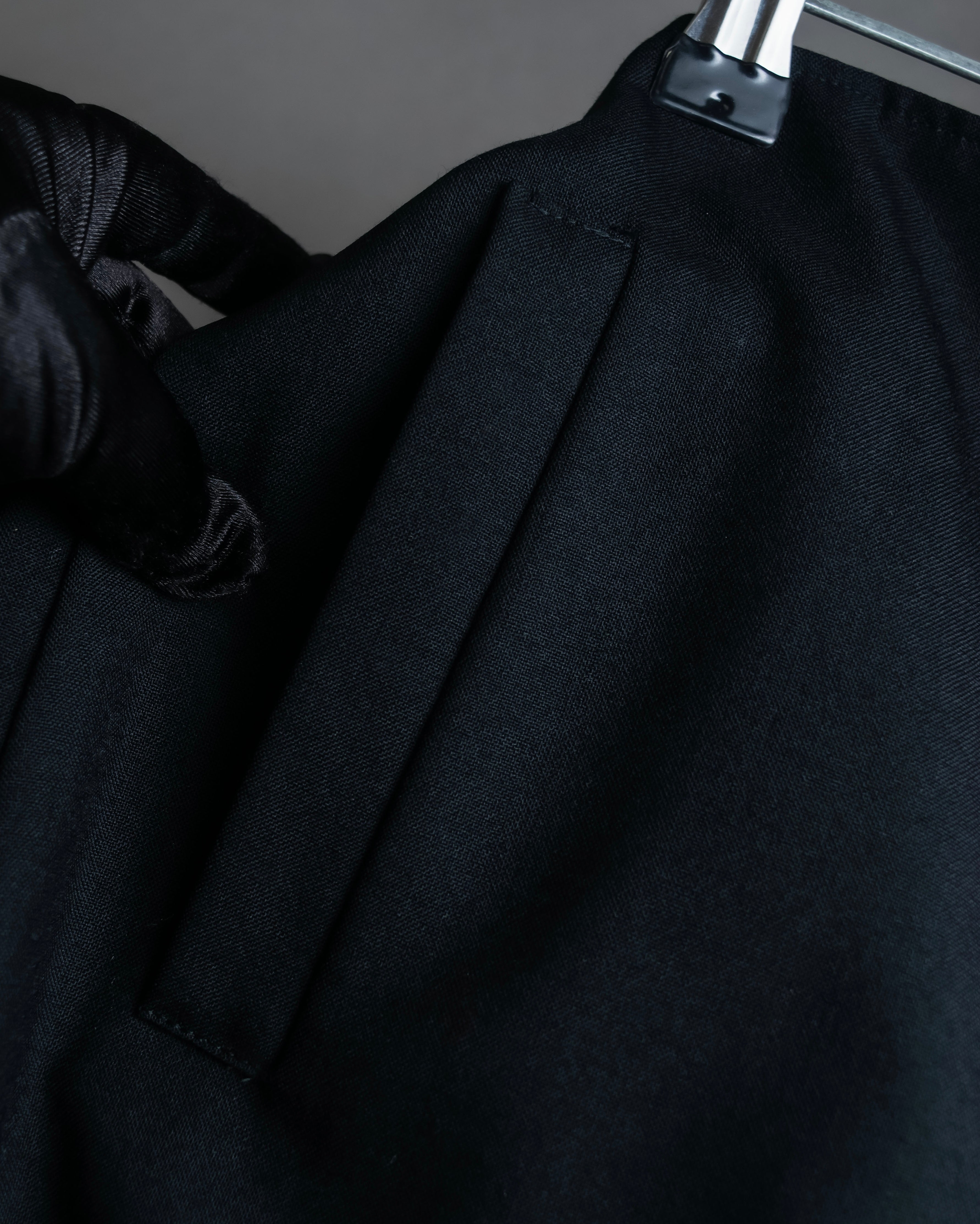 "JEAN PAUL GAULTIER" Ribbon belted design pleated flare skirt