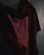 -SPECIAL- "GUCCI" 70’s Suede leather round collar coat