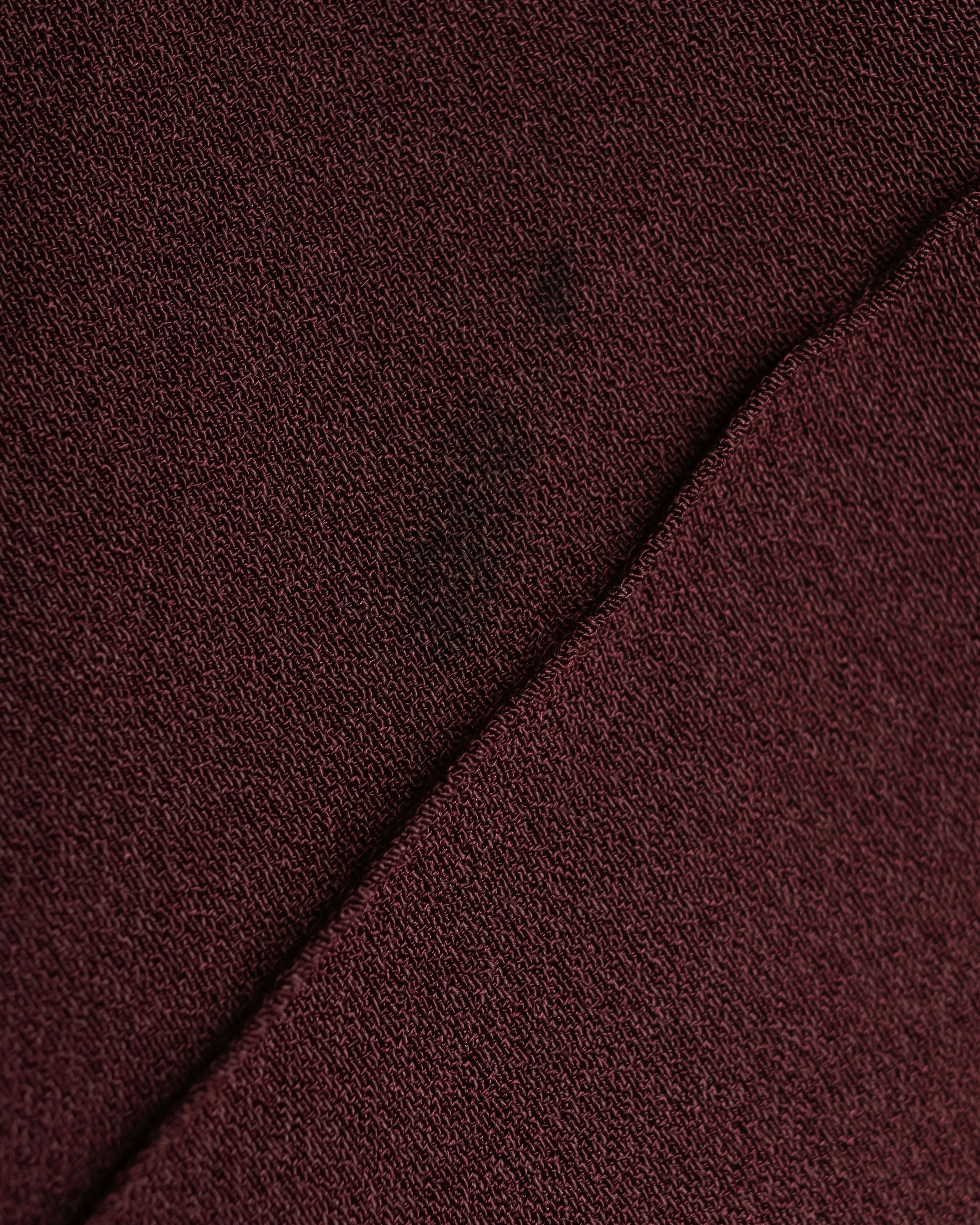 "JEAN PAUL GAULTIER" Beautiful drape burgundy wide slacks