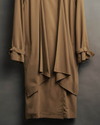 -SPECIAL- “HERMÈS” 90’s-00’s Margiela era draped wool trench coat