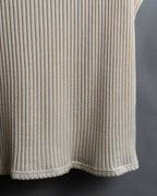 “Jean Paul Gautier” Double belted shoulder designed tank top