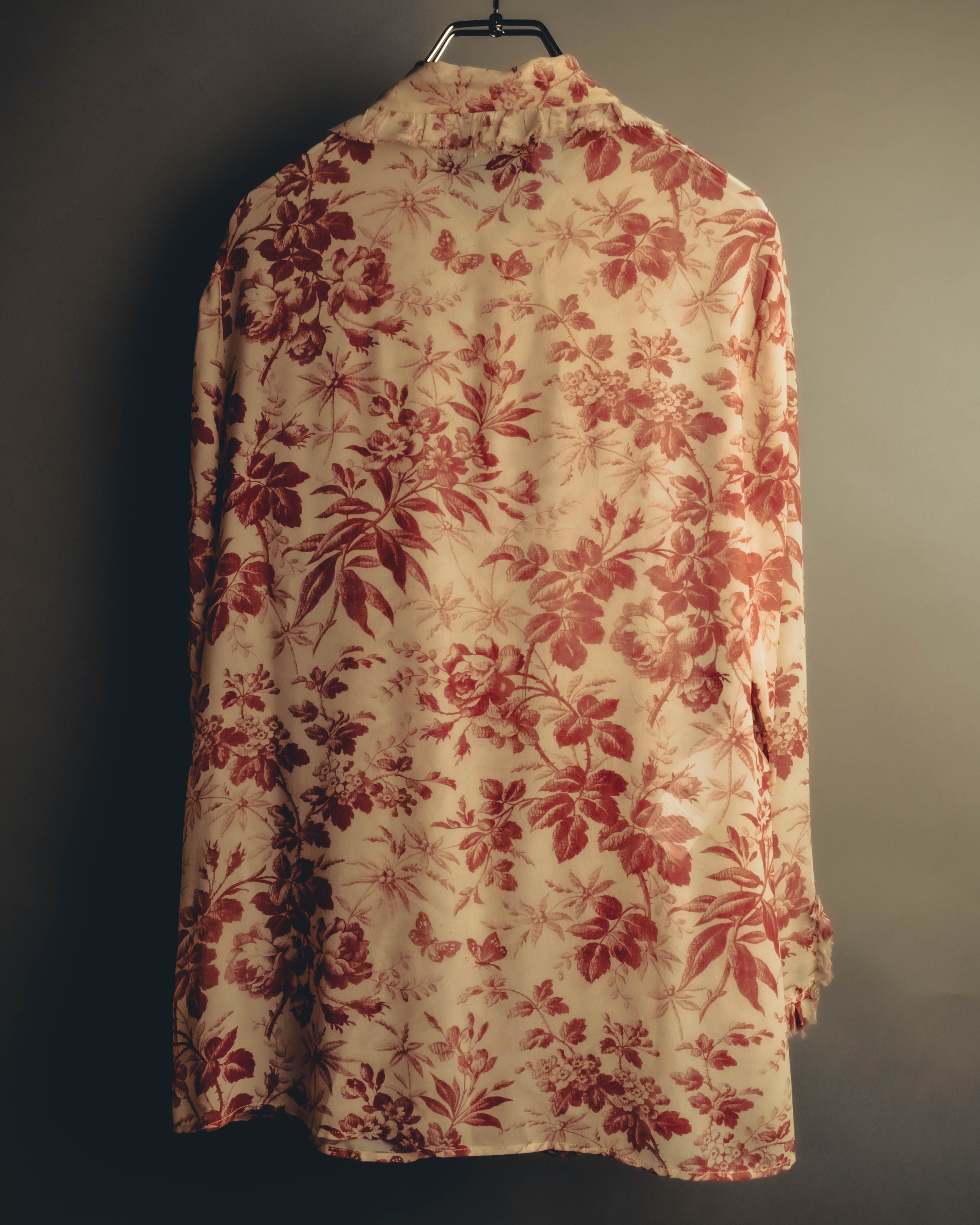 -SPECIAL- "GUCCI" 2010's-20's Romantic floral ruffle blouse