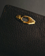 "Valentino Garavani" 80's-90's Classic box leather top-handle handbag