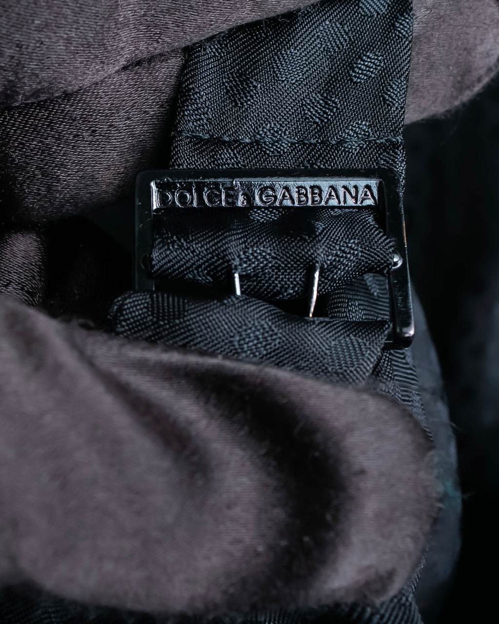 "DOLCE & GABBANA" Pattern switching peak lapel gilet