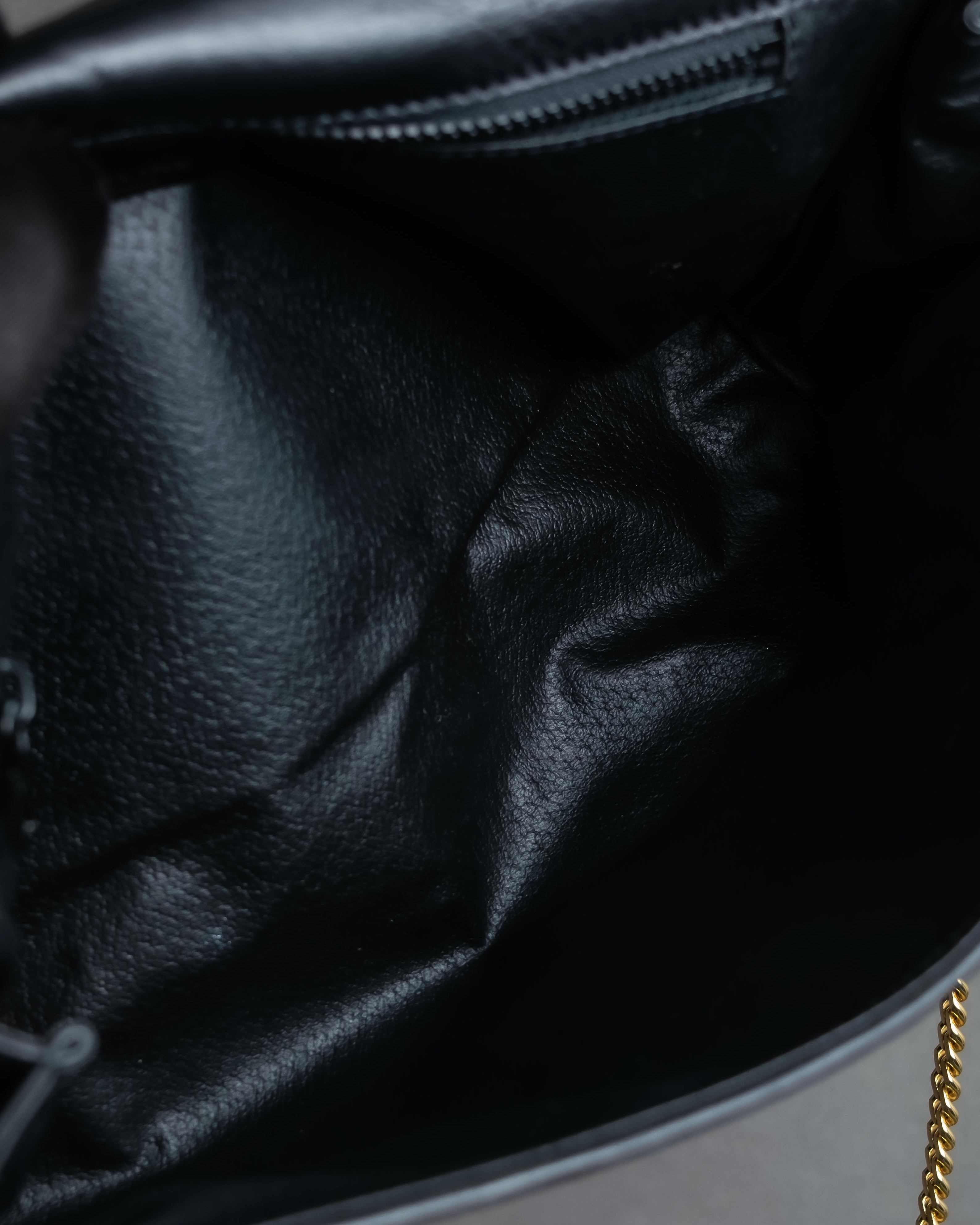 "CELINE" Triomphe logo quilted leather shoulder bag