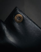 –SPECIAL– "HERMES" 60’s-70’s Box calf piano lock accordion bag