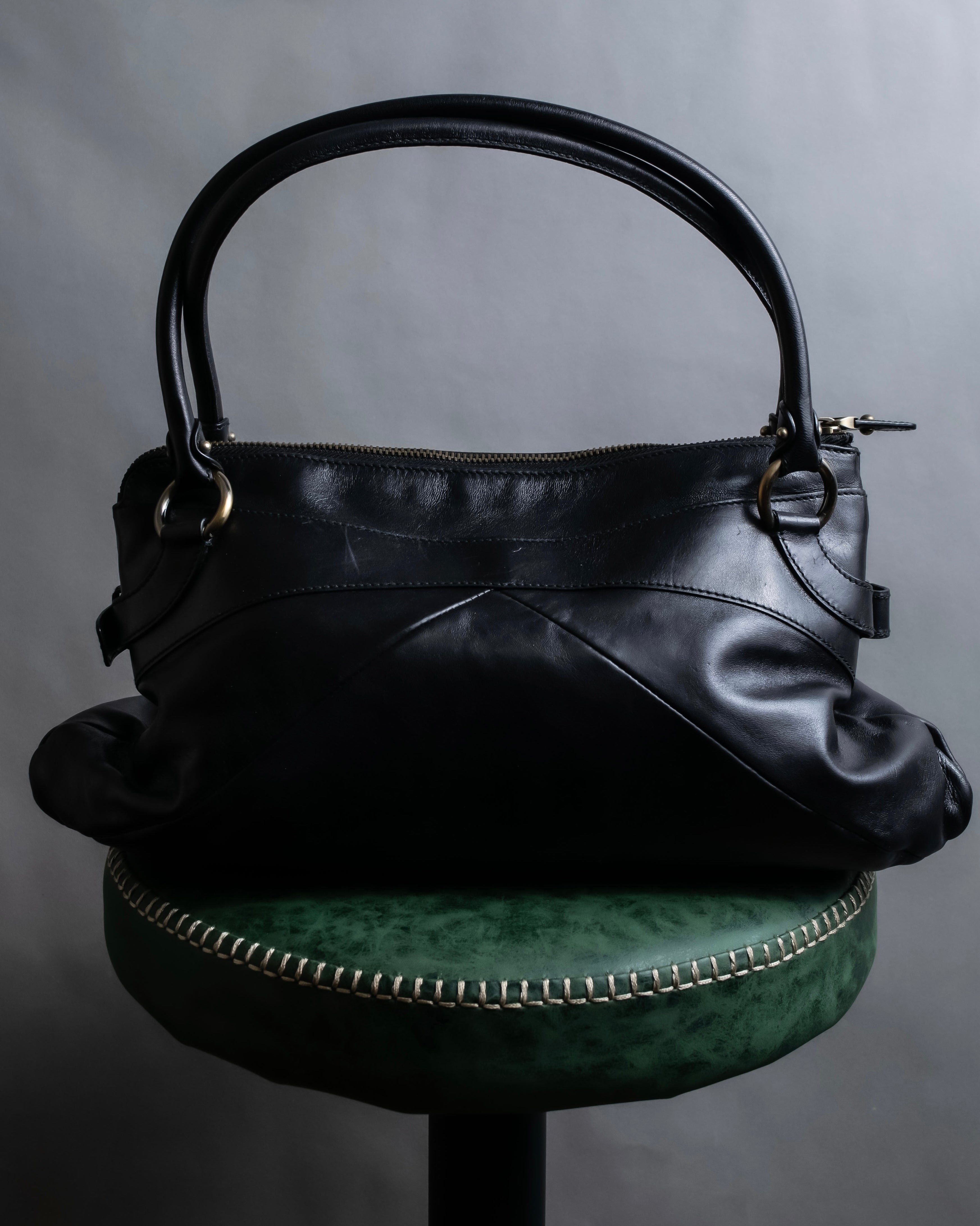 "Salvatore Ferragamo" Gancini motif leather one-handle bag